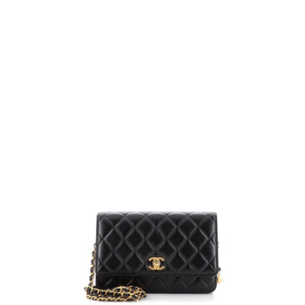 Chanel Pearl Crush Wallet on Chain Quilted Lambskin