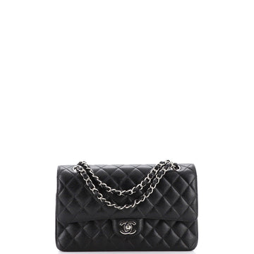 Chanel Classic Double Flap Bag Quilted Caviar Medium