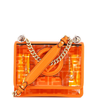 Fendi Kan I F Shoulder Bag Zucca PU Small