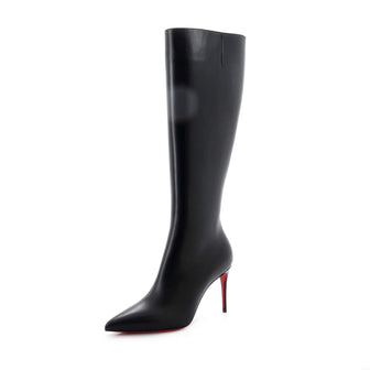Kate Botta 85 Leather Knee High Boots in Black - Christian