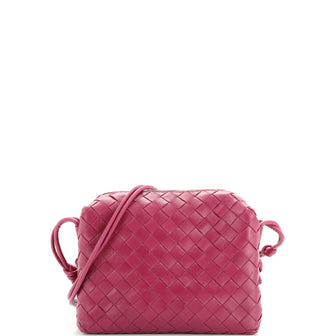 Bottega Veneta Loop Crossbody Bag Intrecciato Nappa Small