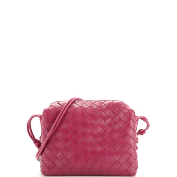 Bottega Veneta Loop Crossbody Bag Intrecciato Nappa Small