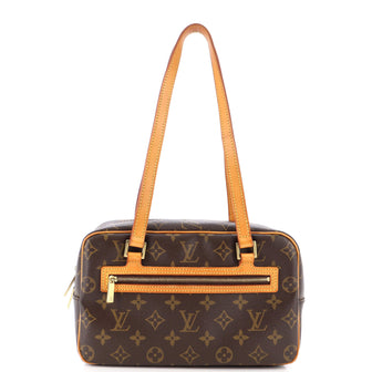 Louis Vuitton Cite Handbag Monogram Canvas MM