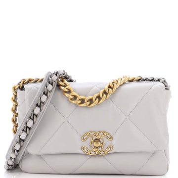 Chanel 19 Flap Bag Quilted Leather Medium