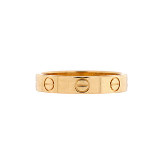 Cartier Love Wedding Band Ring 18K Yellow Gold