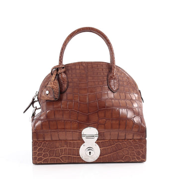  Ralph Lauren Collection Ricky Dome Satchel Alligator 2105702