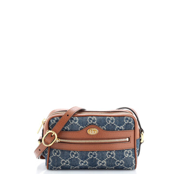 Gucci Ophidia Shoulder Bag GG Denim Mini