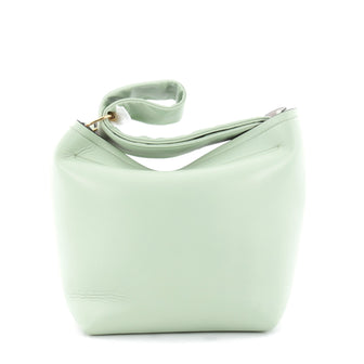 Victoria Beckham Tissue Bag Leather Green