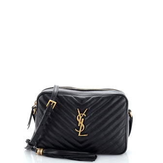Saint Laurent Lou Camera Bag Matelasse Chevron Leather Small