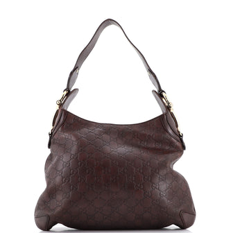 Gucci Creole Hobo Guccissima Leather Medium