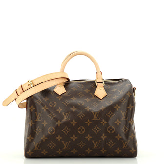 Louis Vuitton Speedy Bandouliere Bag Monogram Canvas 30