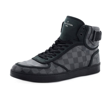 Louis Vuitton Men's Rivoli High-Top Sneakers Damier