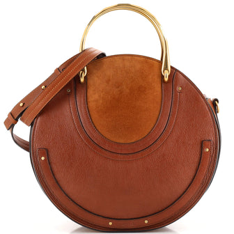 Chloe Pixie Crossbody Bag Leather and Suede Medium