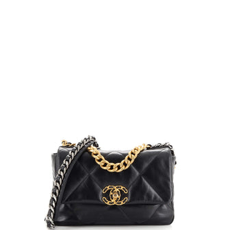 Chanel 19 Flap Bag Quilted Leather Medium