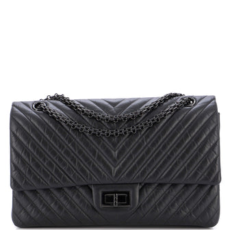Chanel Reissue 2.55 Flap Bag Chevron Aged Calfskin 227