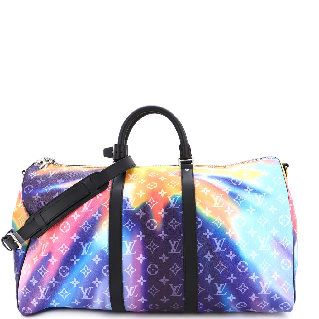 Louis Vuitton Keepall Bandouliere Bag Limited Edition Monogram Clouds 50 at  1stDibs  louis vuitton keepall limited edition louis vuitton duffle bag  price louis vuitton keepall bandouliere clouds