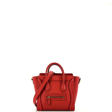 Celine Luggage Bag Grainy Leather Nano