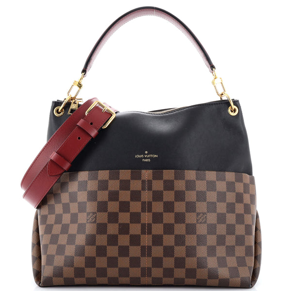 Maida Handbag Damier with Leather