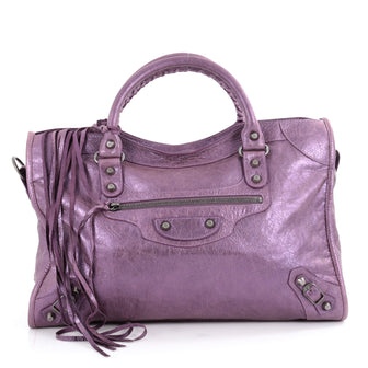 Balenciaga City Classic Studs Handbag Leather Medium 2108001