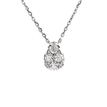 Cartier Etincelle de Cartier Pendant Necklace 18K White Gold and Diamonds