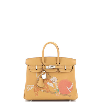 Hermes In and Out Birkin Bag Limited Edition Swift with Palladium Hardware 25