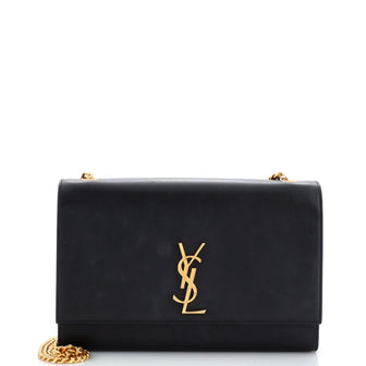 Saint Laurent Classic Monogram Crossbody Bag Calfskin Large
