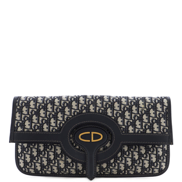 Christian Dior Dior Oblique Womens Clutches, Grey