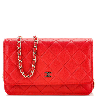 Chanel Wallet on Chain Quilted Caviar