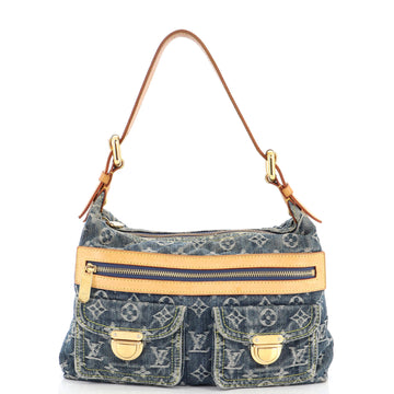 Louis Vuitton Baggy Handbag Denim PM