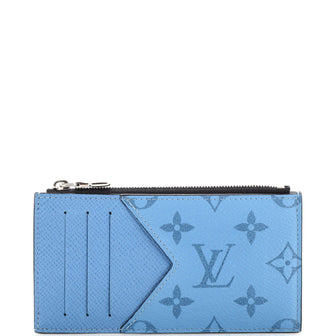 Louis Vuitton Coin Card Holder Monogram Taigarama
