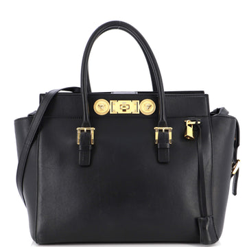 Versace Signature Lock Tote Leather Large