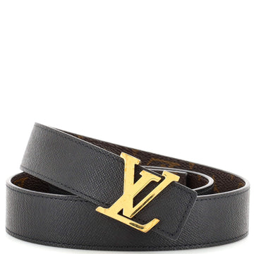 Louis Vuitton LV Initiales Reversible Belt Monogram Canvas and Leather Medium