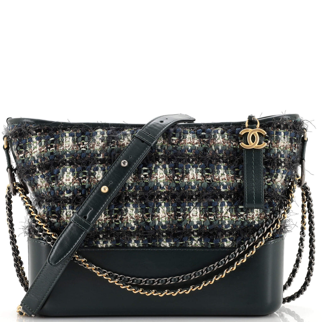 Gabrielle Hobo Quilted Tweed and Calfskin Medium