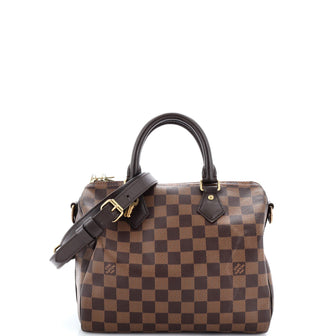 Louis Vuitton Speedy Bandouliere Bag Damier 25