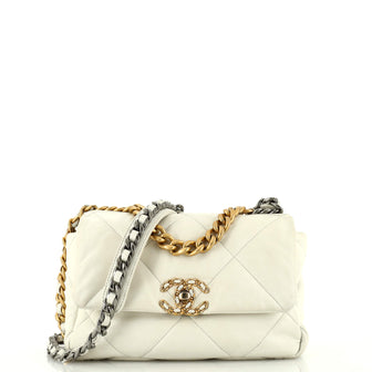 Chanel 19 Flap Bag Quilted Leather Medium