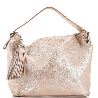 Louis Vuitton Halo Handbag Limited Edition Shimmer Monogram Embossed Leather