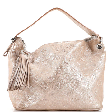 Louis Vuitton Halo Handbag Limited Edition Shimmer Monogram Embossed Leather