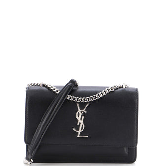 Saint Laurent Sunset Crossbody Bag Leather Small