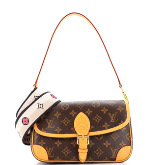Louis Vuitton, Bags, Louis Vuitton Diane Nm Handbag Monogram Canvas Brown