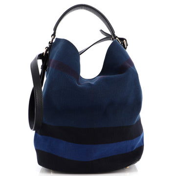 Burberry Ashby Bag House Check Canvas Medium