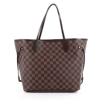 Louis Vuitton Neverfull Tote Damier MM Brown
