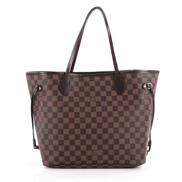 Louis Vuitton Neverfull Tote Damier MM Brown