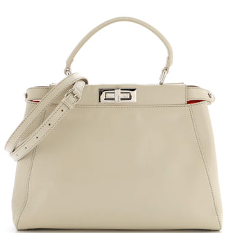 Fendi Peekaboo Bag Soft Leather Regular