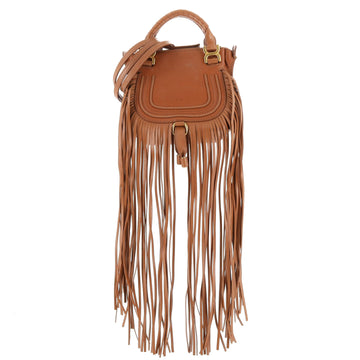 Chloe Marcie Fringe Satchel Leather Mini