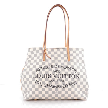 Louis Vuitton Cabas Adventure Damier MM White