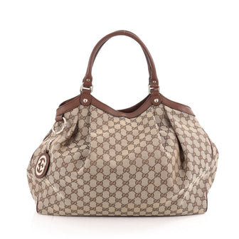 Gucci Soho Convertible Shoulder Bag Leather Small Brown 2111001