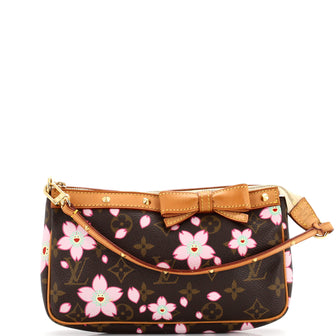 Louis Vuitton Pochette Accessoires Limited Edition Cherry Blossom Monogram