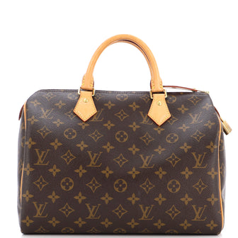 Louis Vuitton Speedy Handbag Monogram Canvas 30