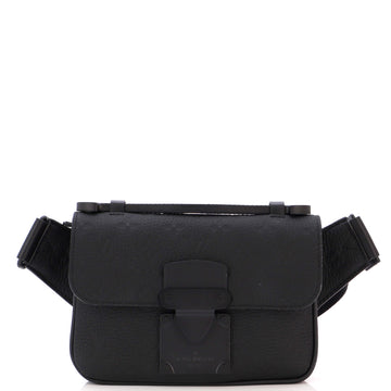 Louis Vuitton S Lock Sling Bag Monogram Taurillon Leather