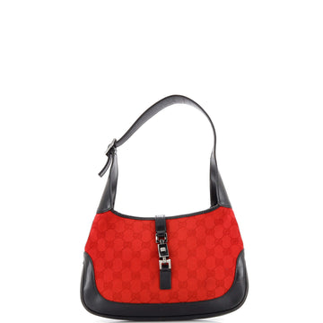 Gucci Web Jackie O Hobo GG Canvas Medium